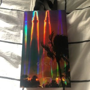 Gucci Limited time holographic shopping bag